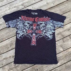 Vintage Y2K Xtreme Couture Graphic T Shirt Large